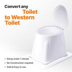 Portable Toilet Converter – Heavy-Duty Commode Stool