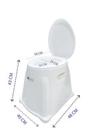 Portable Toilet Converter – Heavy-Duty Commode Stool