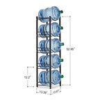 Water Bottle Cooler Holder - Jug Rack For 19 ltrs Water Bottle 5 Tier