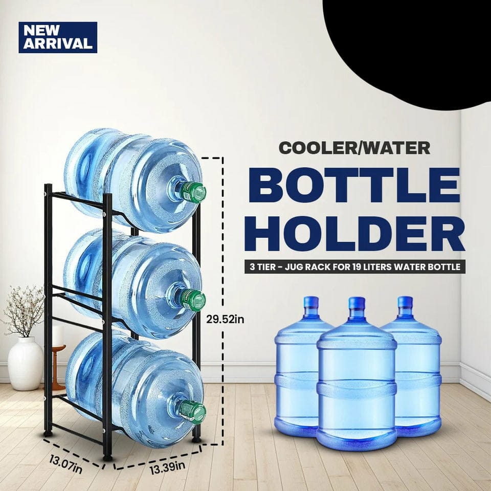 3 Tier 19L Water Bottle Holder Rack